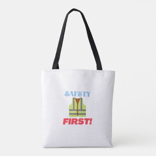 安全ファースト高視認性衣類反射板 トートバッグ (裏面)