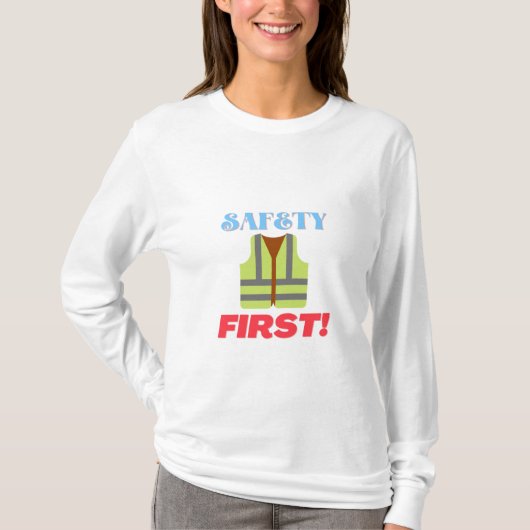 安全ファースト高視認性衣類反射板 Tシャツ (正面)
