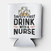 安全ファースト・ドリンク・ビール・ドリンカーナース国立 缶クーラー (正面)