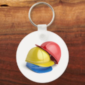 安全ヘルメット キーホルダー (正面)