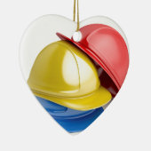 安全ヘルメット セラミックオーナメント (右)