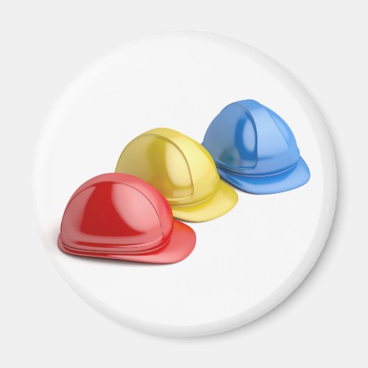 安全ヘルメット マグネット (正面)