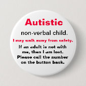 安全ボタン 缶バッジ (正面)