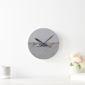 安全ボート ラウンド壁時計 (ホーム)