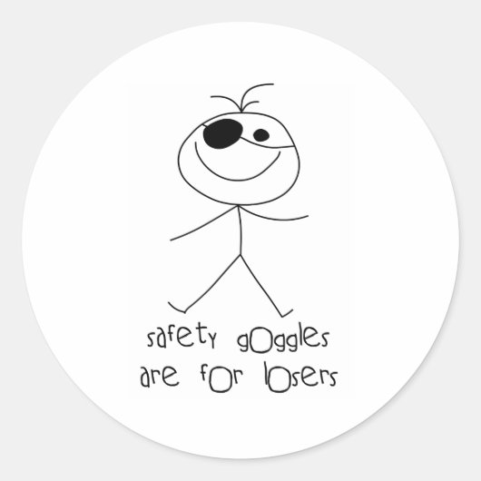 安全メガネ ラウンドシール (正面)