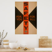 安全ヴィンテージのポスター ポスター (キッチン)