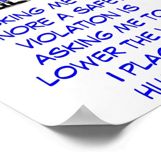 安全哲学 ポスター (角)