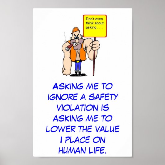 安全哲学 ポスター (正面)