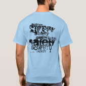 安全安全 Tシャツ (裏面)
