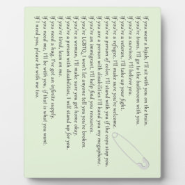 安全帖当 フォトプラーク