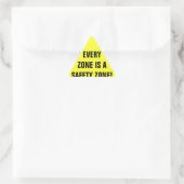 安全帯作業 三角形シール (バッグ)