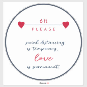 安全性6フィートの距離covid -19フロアマーカーストア シール