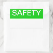 安全性 長方形シール (バッグ)