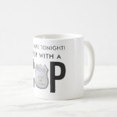 安全感じおもしろい警官のユーモア コーヒーマグカップ (正面右)