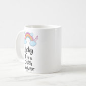 安全技術者のマグで幸運である コーヒーマグカップ (正面左)