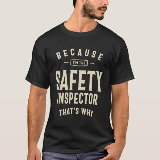 安全検査官の職業 Tシャツ (正面)