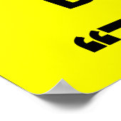 安全標識警告の ポスター (角)