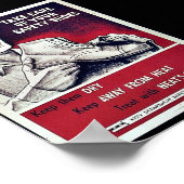 安全気に靴を脱ぐ ポスター (角)