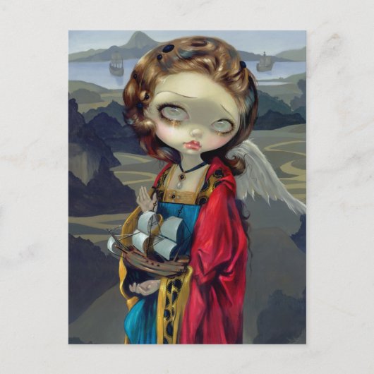 「安全港」のはがき ポストカード (正面)