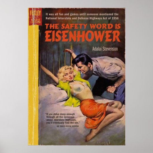 安全用語はアイゼンハワー ポスター (正面)