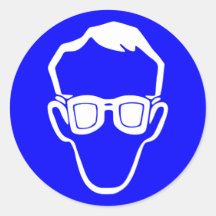 安全眼鏡の必要標識