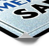 安全第一の失敗はこちら/WPAポスターの下の死 ポスター (角)