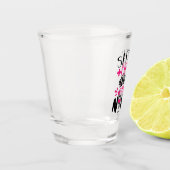 安全第一の飲み物にナースワードアート ショットグラス (左)