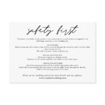 安全第一シンプル白黒COVID安全性