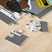 安全第一漫画 ジグソーパズル (側面)