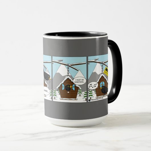 安全第一漫画 マグカップ (正面右)