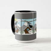 安全第一漫画 マグカップ (正面左)