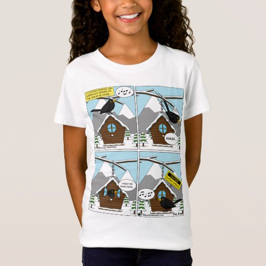 安全第一漫画 Tシャツ (正面)