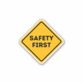 安全第一 シール (正面)