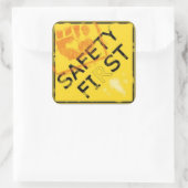 安全第一 スクエアシール (バッグ)