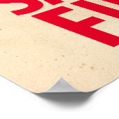 安全第一！ ポスター (角)