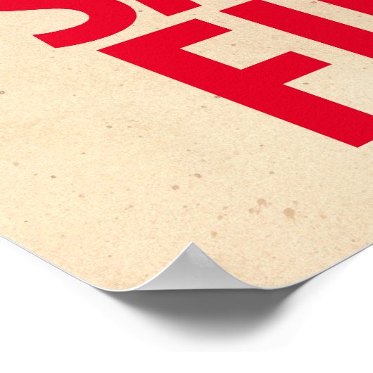 安全第一! ポスター (角)