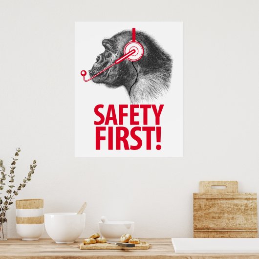 安全第一！ ポスター (キッチン)