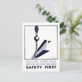 安全第一 ポストカード (スタンド正面)