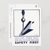 安全第一 ポストカード (正面/裏面)