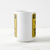 安全第1! (クローニング及び一時的な研究の)マグ コーヒーマグカップ (中央)
