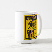 安全第1! (クローニング及び一時的な研究の)マグ コーヒーマグカップ (正面右)