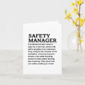 安全管理者 カード (黄色い花)
