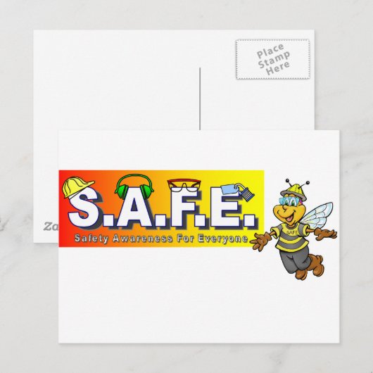安全認識度項目 ポストカード (正面/裏面)