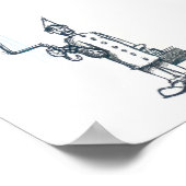 安全距離 ポスター (角)