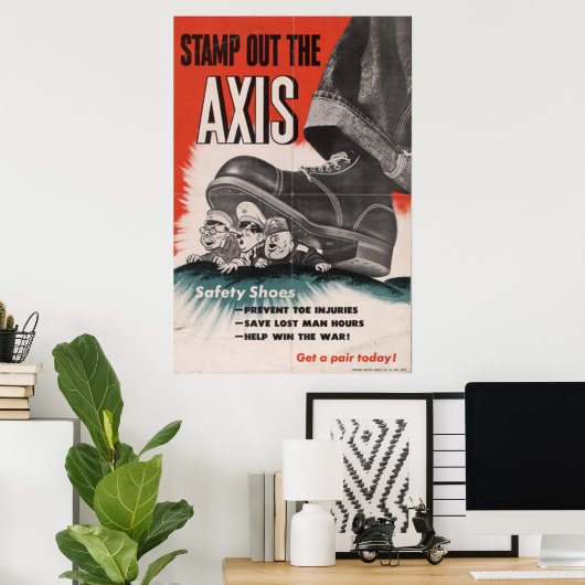 安全靴 ポスター (ホームオフィス)