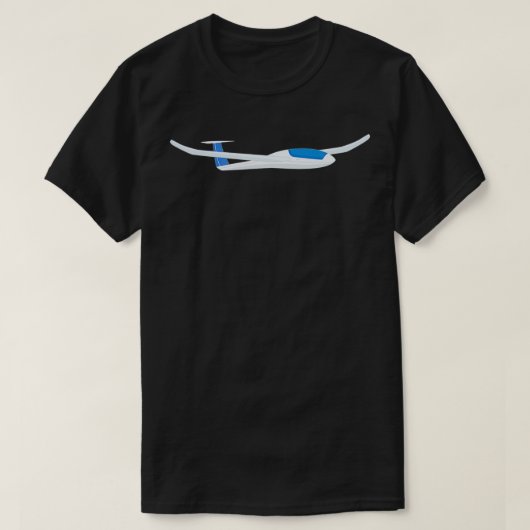 安全飛行機滑空機TShirt Tシャツ (デザイン正面)