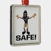 安全 メタルオーナメント (右)