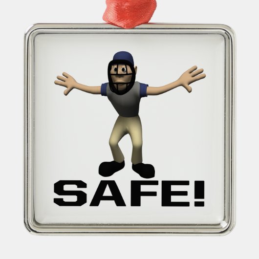 安全 メタルオーナメント (正面)