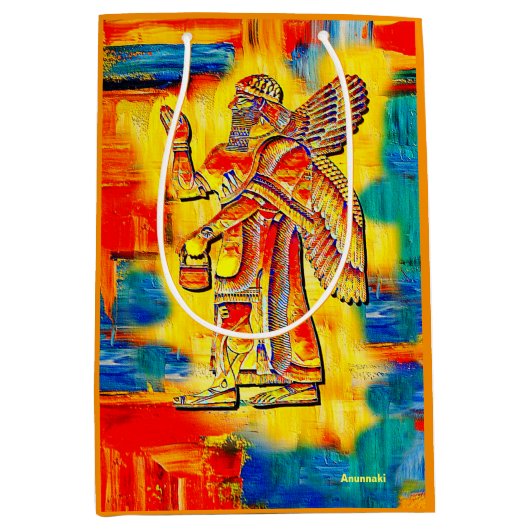 安南木アートワーク抱き枕 ミディアムペーパーバッグ (正面)