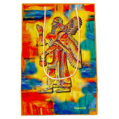 安南木アートワーク抱き枕 ミディアムペーパーバッグ (裏面)